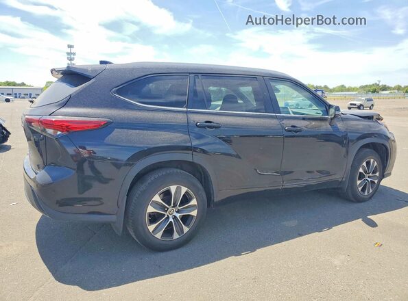 5TDKDRBHXPS010370 2023 TOYOTA HIGHLANDER Черный Задняя правая четверть