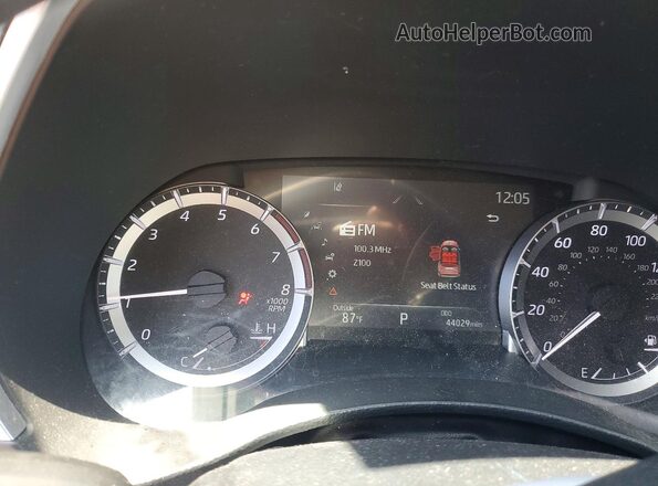 5TDKDRBHXPS010370 2023 TOYOTA HIGHLANDER Черный Вид щитка приборов