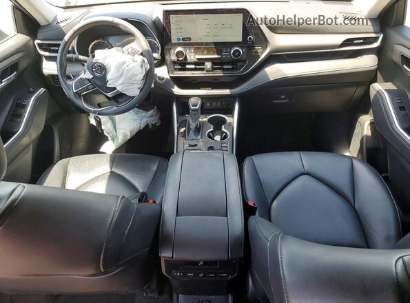 5TDKDRBHXPS010370 2023 TOYOTA HIGHLANDER Черный Вид панели приборов