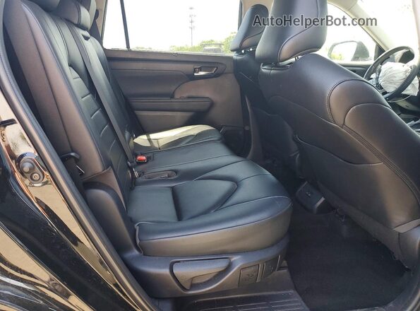 5TDKDRBHXPS010370 2023 TOYOTA HIGHLANDER Черный Вид задней части салона