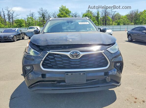 5TDKDRBHXPS010370 2023 TOYOTA HIGHLANDER Черный Вид спереди