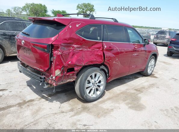 5TDKDRBHXPS034765 2023 TOYOTA HIGHLANDER Red Հետևի աջ