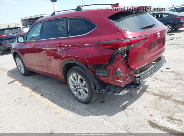 5TDKDRBHXPS034765 2023 TOYOTA HIGHLANDER Red Հետևի ձախ