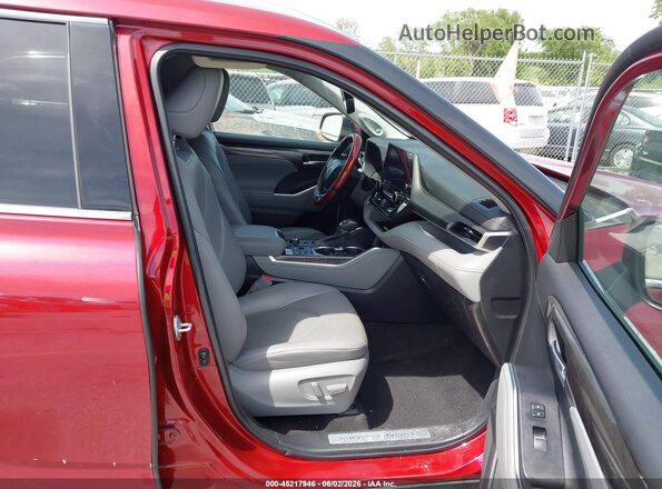 5TDKDRBHXPS034765 2023 TOYOTA HIGHLANDER Red Սալոնի դիմացի տեսք