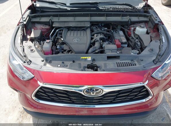 5TDKDRBHXPS034765 2023 TOYOTA HIGHLANDER Red Հետևի տեսք
