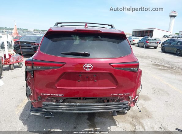 5TDKDRBHXPS034765 2023 TOYOTA HIGHLANDER Red 