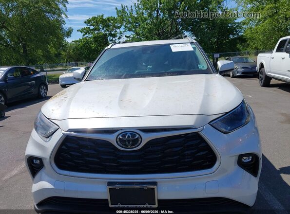 5TDKDRBHXPS045782 2023 TOYOTA HIGHLANDER White Vista del cuadro de instrumentos