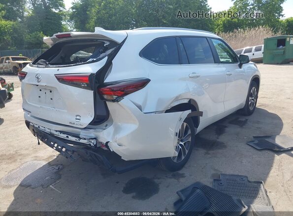 5TDKDRBHXRS545007 2024 TOYOTA HIGHLANDER White უკანა მარჯვენა