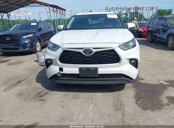 5TDKDRBHXRS545007 2024 TOYOTA HIGHLANDER White ხელსაწყოთა პანელის ხედი