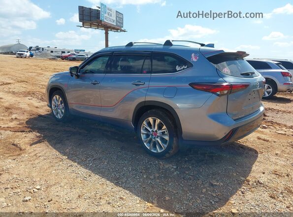 5TDKDRBHXRS553494 2024 TOYOTA HIGHLANDER Gray Trasero izquierdo