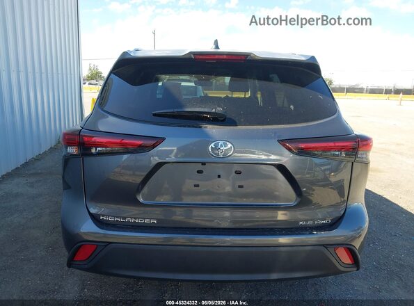 5TDKDRBHXSS590535 2025 TOYOTA HIGHLANDER Gray 