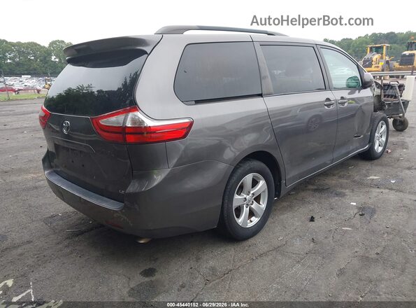5TDKK3DC1GS715255 2016 TOYOTA SIENNA Gray Задня права чверть
