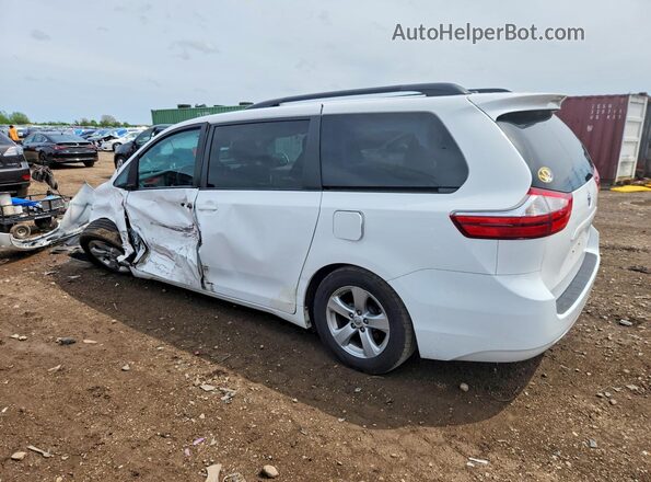 5TDKK3DC3GS696983 2016 TOYOTA SIENNA White Հետևի ձախ
