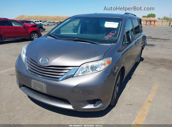 5TDKK3DC4GS764711 2016 TOYOTA SIENNA Gray Vista tres cuartos delantera izquierda