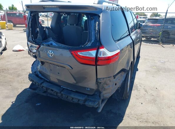 5TDKK3DC4GS764711 2016 TOYOTA SIENNA Gray Trasero derecho