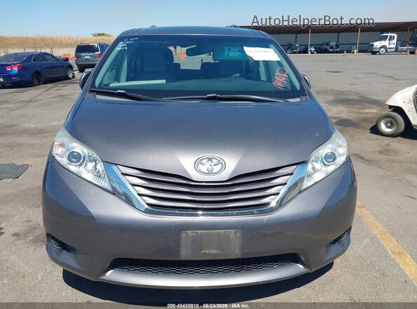 5TDKK3DC4GS764711 2016 TOYOTA SIENNA Gray Vista del cuadro de instrumentos