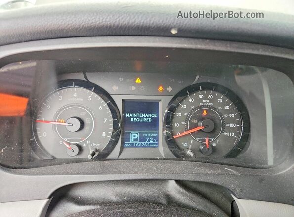 5TDKK3DC5GS692045 2016 TOYOTA SIENNA Gray Вид щитка приладів