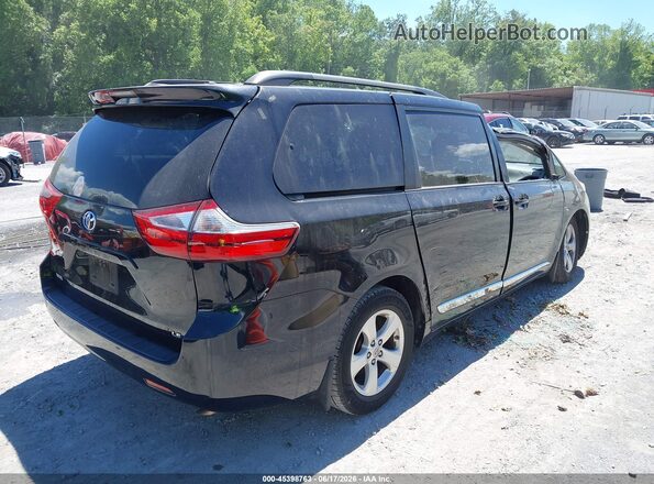 5TDKK3DC5GS750722 2016 TOYOTA SIENNA Black უკანა მარჯვენა