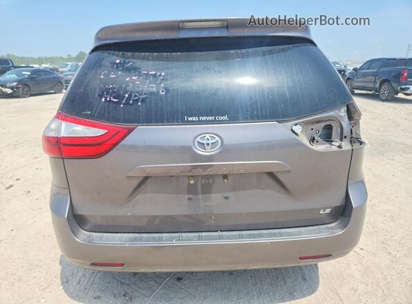 5TDKK3DC6GS697805 2016 TOYOTA SIENNA Burn Vista trasera