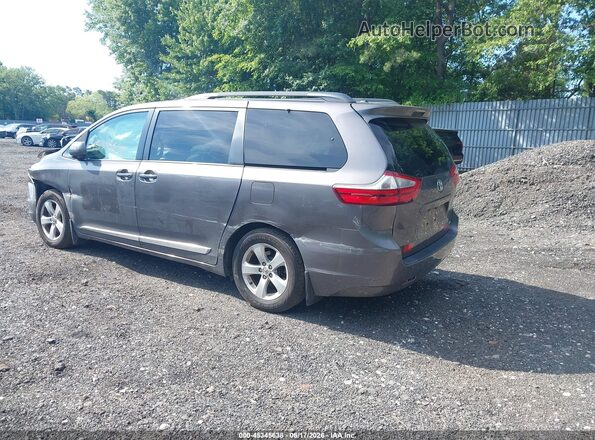 5TDKK3DC6GS738580 2016 TOYOTA SIENNA Gray Հետևի ձախ