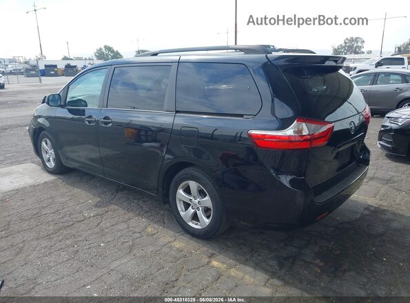 5TDKK3DC8GS730531 2016 TOYOTA SIENNA Черный Задняя левая четверть