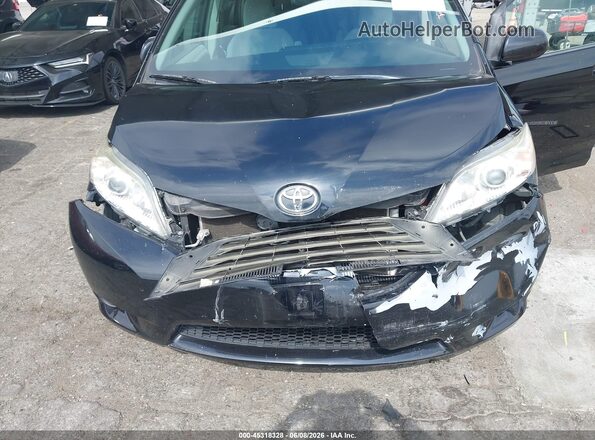 5TDKK3DC8GS730531 2016 TOYOTA SIENNA Черный Вид спереди
