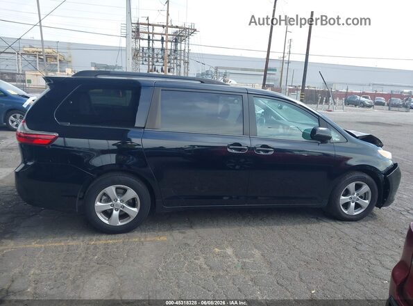 5TDKK3DC8GS730531 2016 TOYOTA SIENNA Черный Вид задней части салона