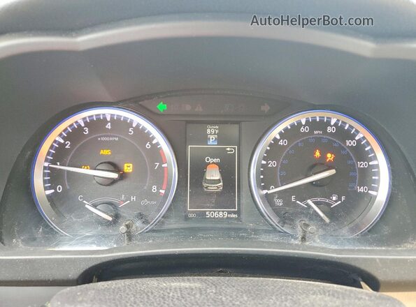 5TDKKRFH0GS143350 2016 TOYOTA HIGHLANDER Tan Вид щитка приладів