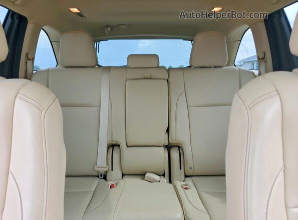 5TDKKRFH0GS143350 2016 TOYOTA HIGHLANDER Tan Вид задніх сидінь