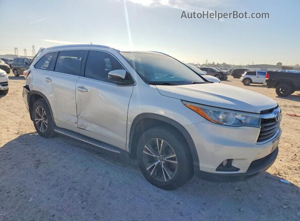5TDKKRFH1GS164661 2016 TOYOTA HIGHLANDER White წინა მარჯვენა