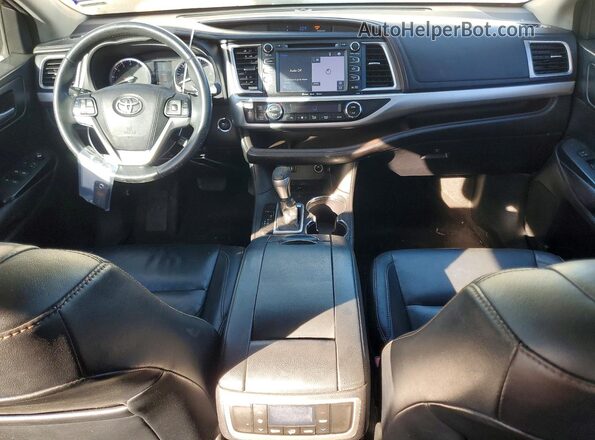 5TDKKRFH1GS164661 2016 TOYOTA HIGHLANDER White წინა პანელის ხედი