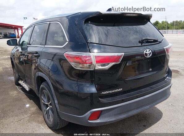 5TDKKRFH1GS503368 2016 TOYOTA HIGHLANDER Black Trasero izquierdo