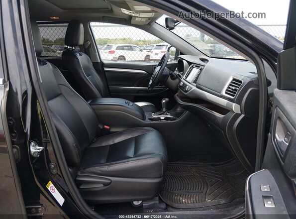 5TDKKRFH1GS503368 2016 TOYOTA HIGHLANDER Black Vista interior delantera