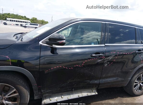 5TDKKRFH1GS503368 2016 TOYOTA HIGHLANDER Black Vista interior de 360 grados