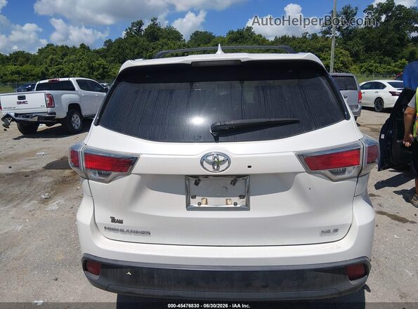5TDKKRFH2GS175717 2016 TOYOTA HIGHLANDER White 