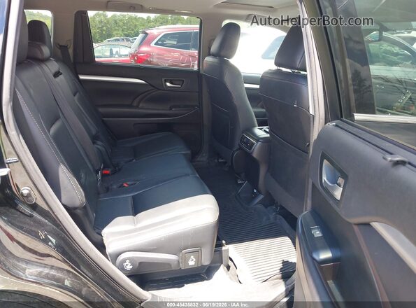 5TDKKRFH2GS504075 2016 TOYOTA HIGHLANDER Black Vista de la etiqueta del VIN