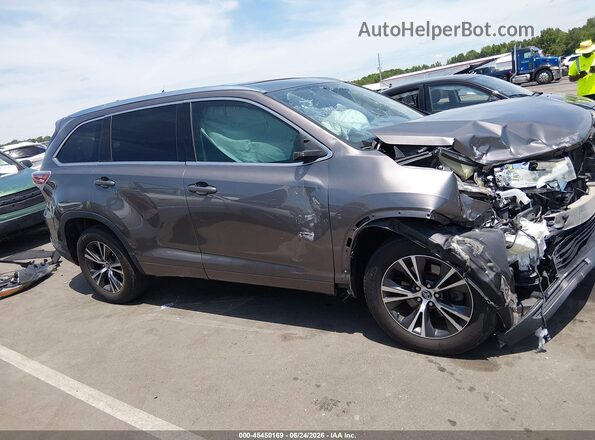 5TDKKRFH3GS140085 2016 TOYOTA HIGHLANDER Gray Սալոնի 360 աստիճան տեսք