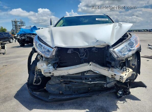 5TDKKRFH3GS145500 2016 TOYOTA HIGHLANDER White Դիմացի տեսք