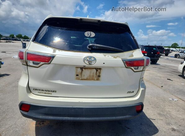 5TDKKRFH3GS145500 2016 TOYOTA HIGHLANDER White Հետևի տեսք