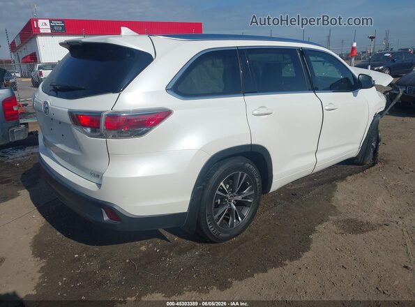 5TDKKRFH3GS164502 2016 TOYOTA HIGHLANDER White Հետևի աջ