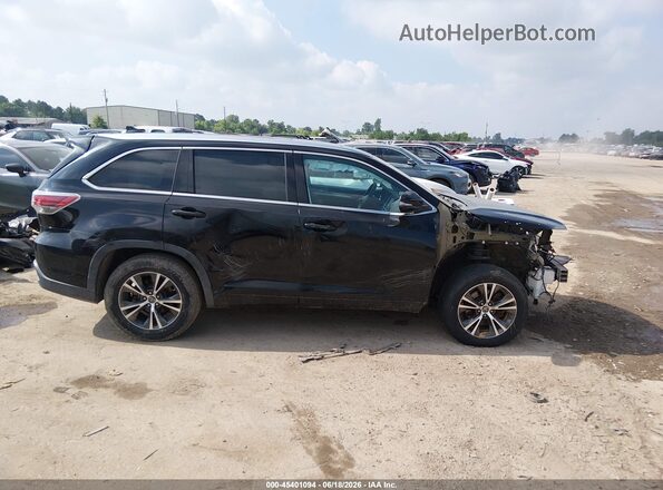 5TDKKRFH4GS506121 2016 TOYOTA HIGHLANDER Black 360 interior view