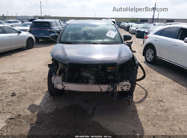 5TDKKRFH4GS506121 2016 TOYOTA HIGHLANDER Black Rear interior view