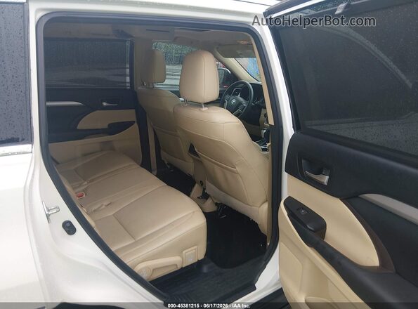 5TDKKRFH5GS129153 2016 TOYOTA HIGHLANDER White Widok naklejki z numerem VIN