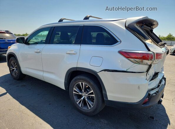 5TDKKRFH6GS126049 2016 TOYOTA HIGHLANDER White Հետևի ձախ