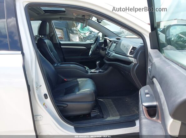 5TDKKRFH6GS127511 2016 TOYOTA HIGHLANDER White წინა სალონის ხედი