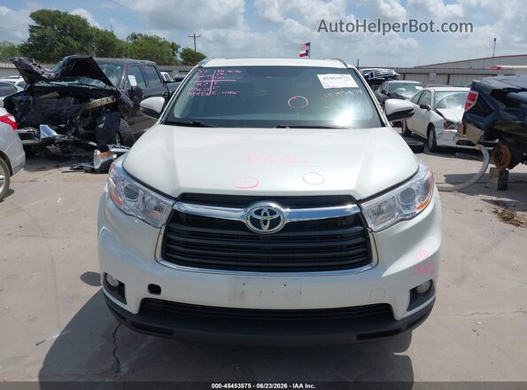 5TDKKRFH6GS127511 2016 TOYOTA HIGHLANDER White უკანა სალონის ხედი