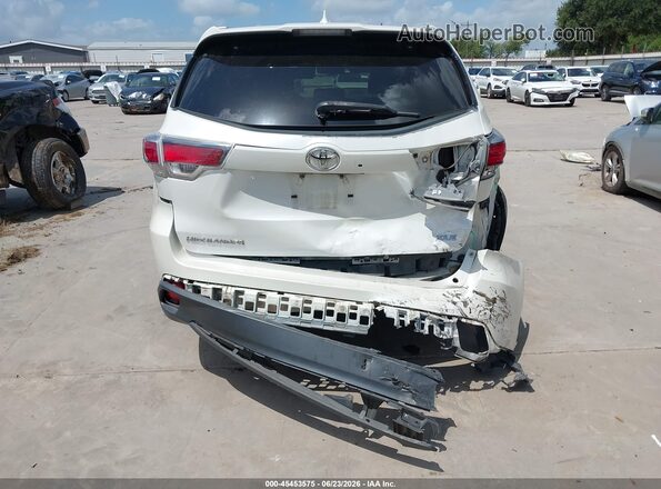 5TDKKRFH6GS127511 2016 TOYOTA HIGHLANDER White 