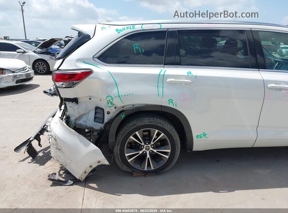 5TDKKRFH6GS127511 2016 TOYOTA HIGHLANDER White 
