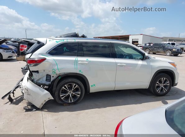 5TDKKRFH6GS127511 2016 TOYOTA HIGHLANDER White სალონის 360-გრადუსიანი ხედი