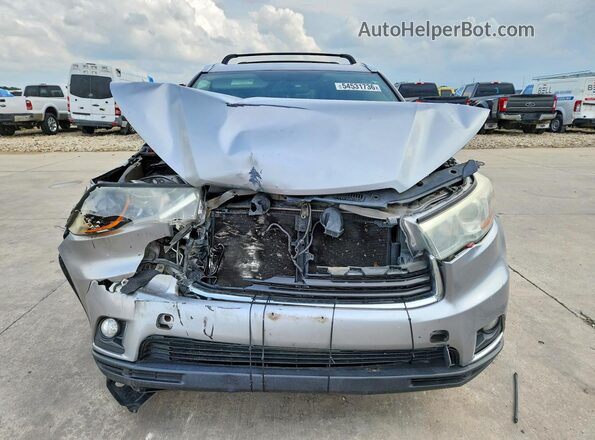 5TDKKRFH6GS140999 2016 TOYOTA HIGHLANDER Серебряный Вид спереди